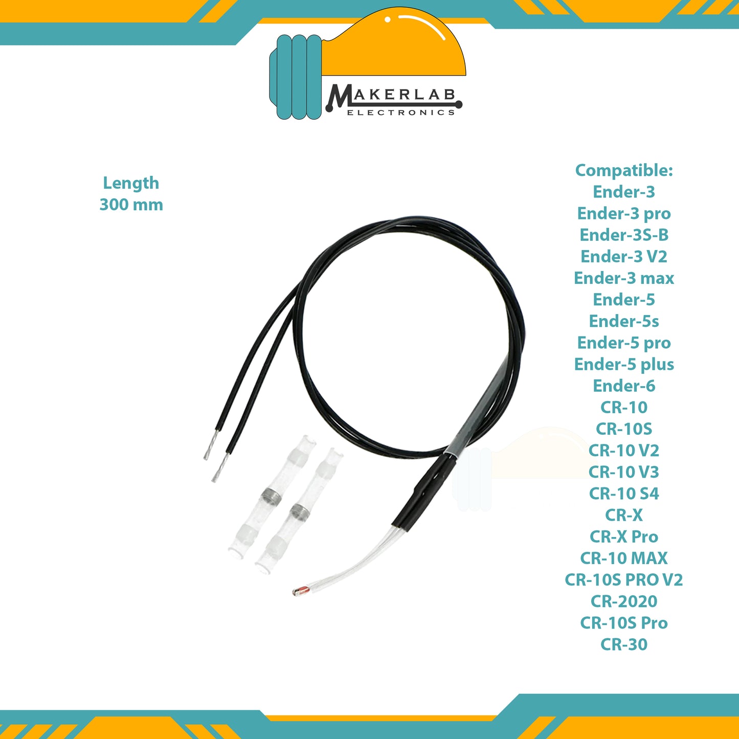 Creality Thermistor | FLSUN SR Thermistor | BigTreetech Biqu B1 Thermistor for 3D Printers (Copy)