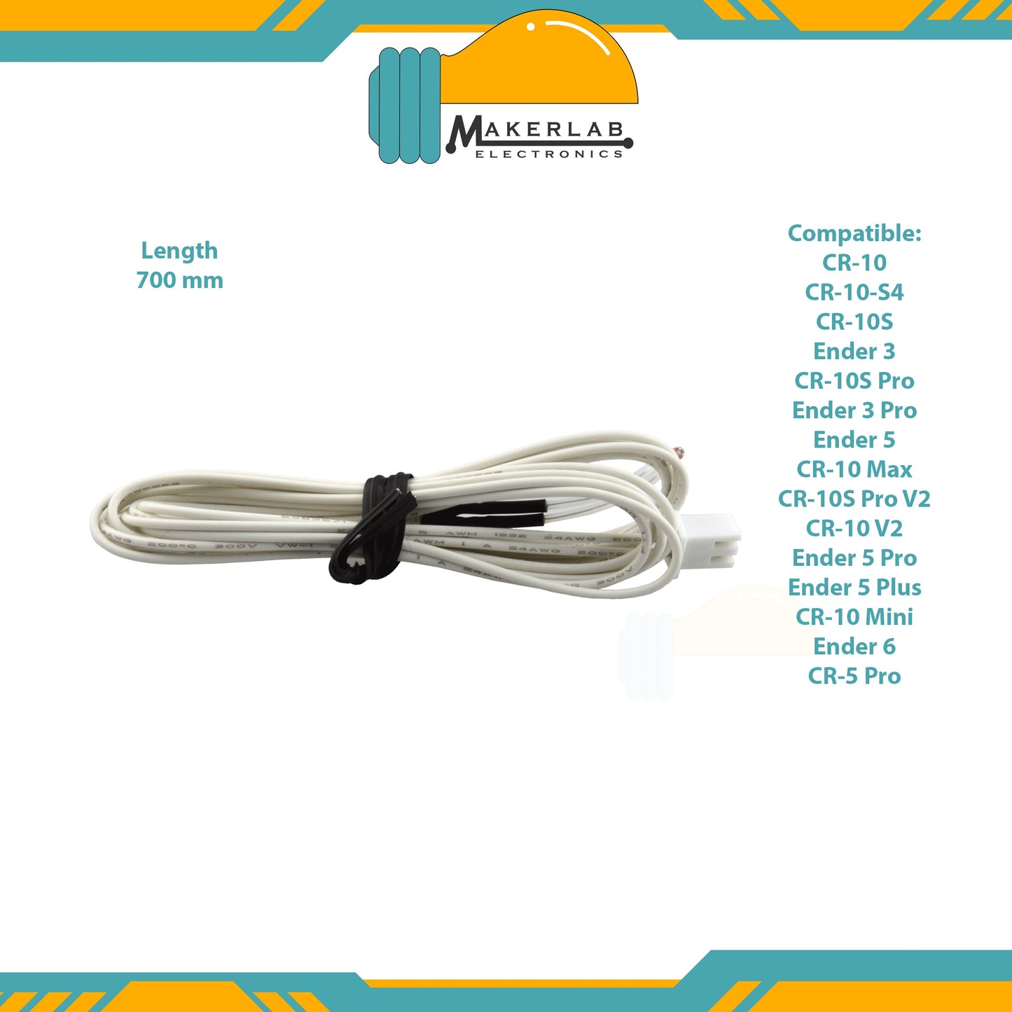 Creality Thermistor | FLSUN SR Thermistor | BigTreetech Biqu B1 Thermistor for 3D Printers (Copy)