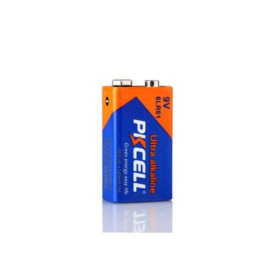 PKCell (6LR61) 9V Battery Ultra Alkaline Battery