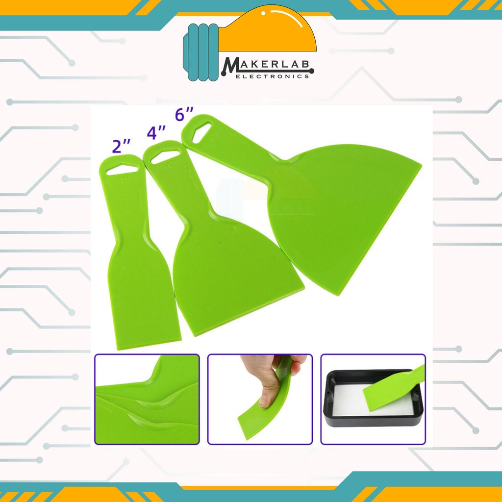 Resin Scraper Set (3pcs) 5cm/10cm/15cm