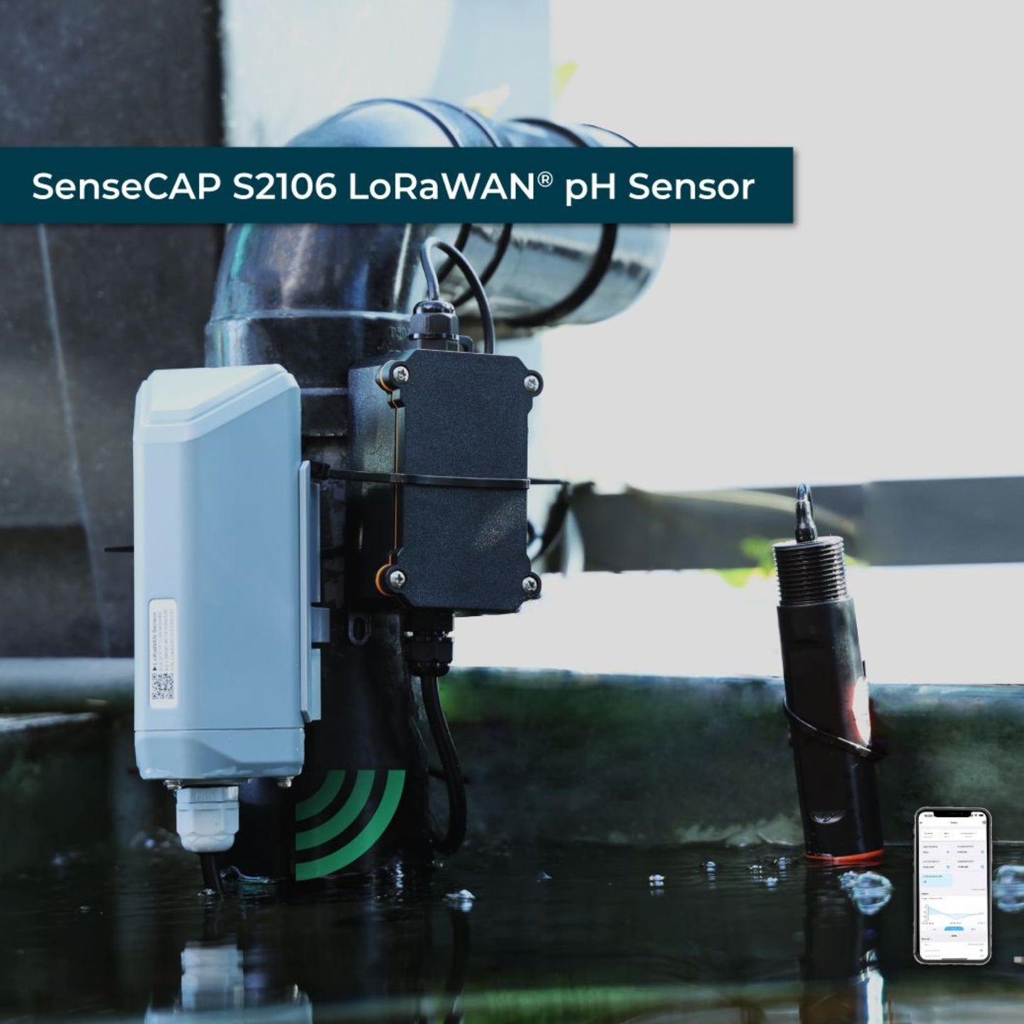 Seeed Studio SenseCAP S2106 - LoRaWAN® pH Sensor
