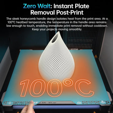 BIQU Panda Build Plate CryoGrip Pro for Bambu H2D Printer - Glacier