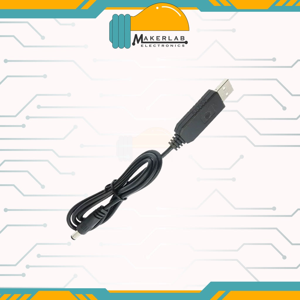 WiFi to Powerbank Cable DC 5V to 9V USB Cable Boost Converter Step-up Cord for Wifi Router Modem