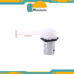 INTLLAB Peristaltic 12V Liquid Pump ID:3mm,OD:5mm, 19~100 mL/min