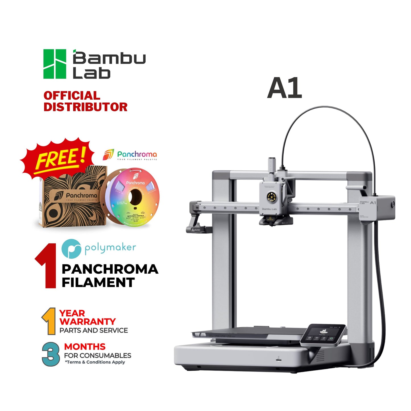 Bambu Lab A1 Combo 3D Printer