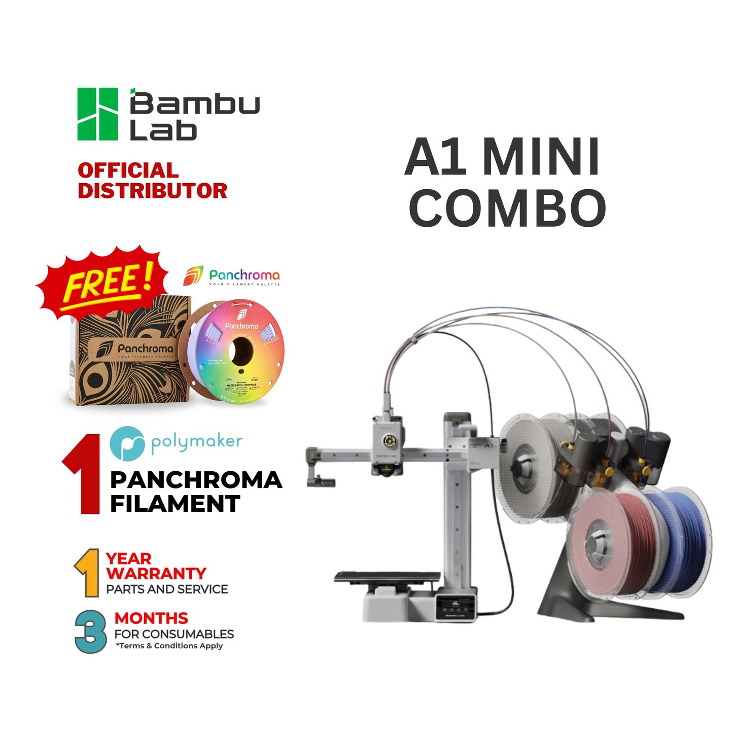 Bambu Lab A1 Mini Combo 3D Printer