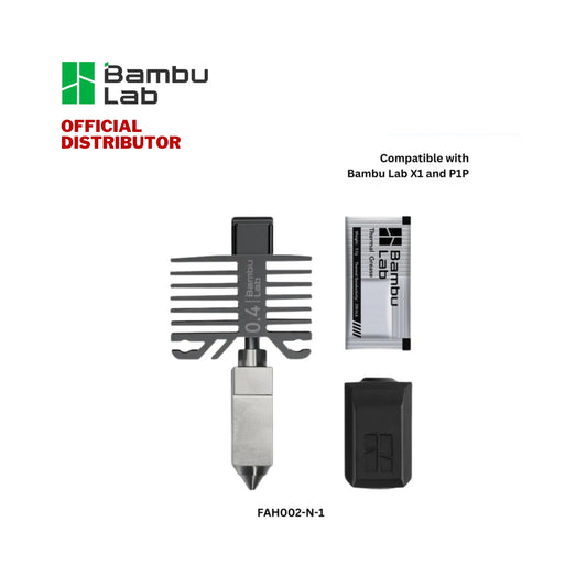 Bambu Lab 0.4mm Hotend with Stainless Steel nozzle
