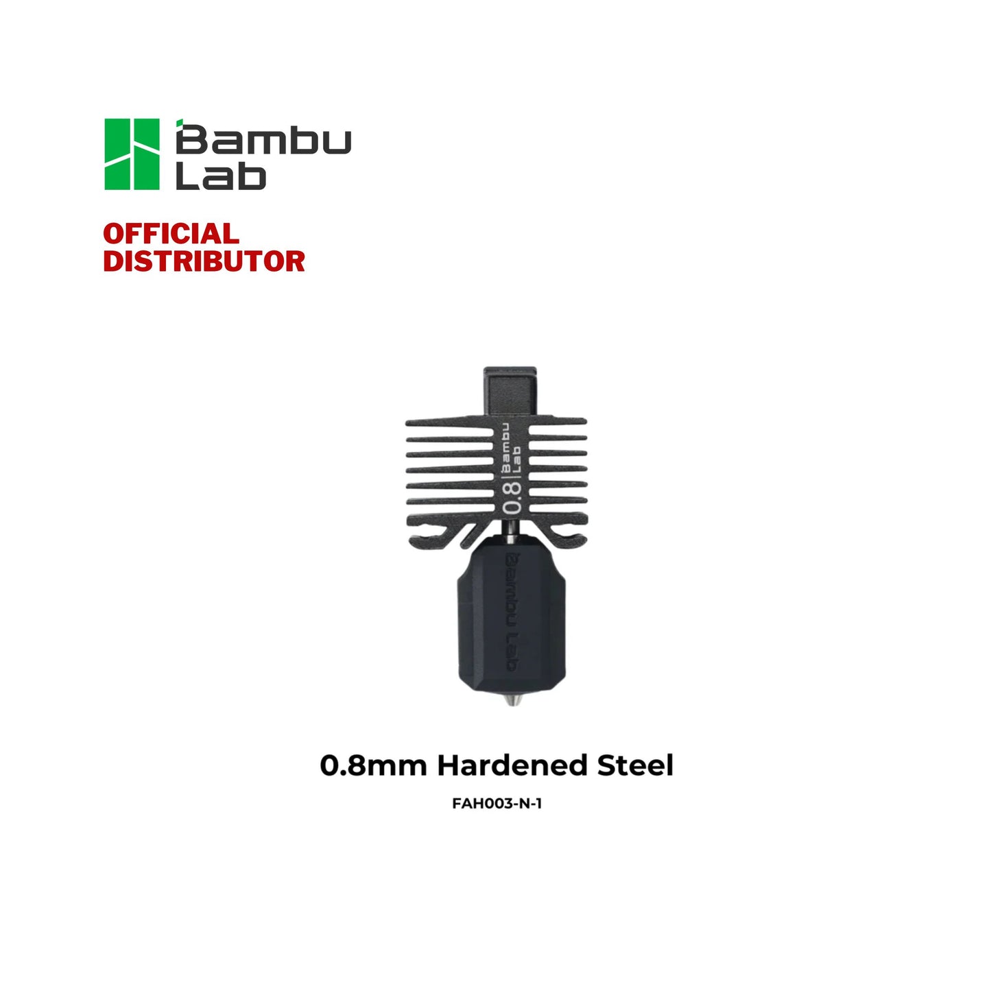 Bambu Lab Hotend Stainless and Hardened Steel for X1 / P1 Series