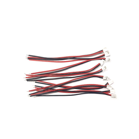 10 pcs 2-Pin JST PH Female Connector Cable 100mm 26AWG