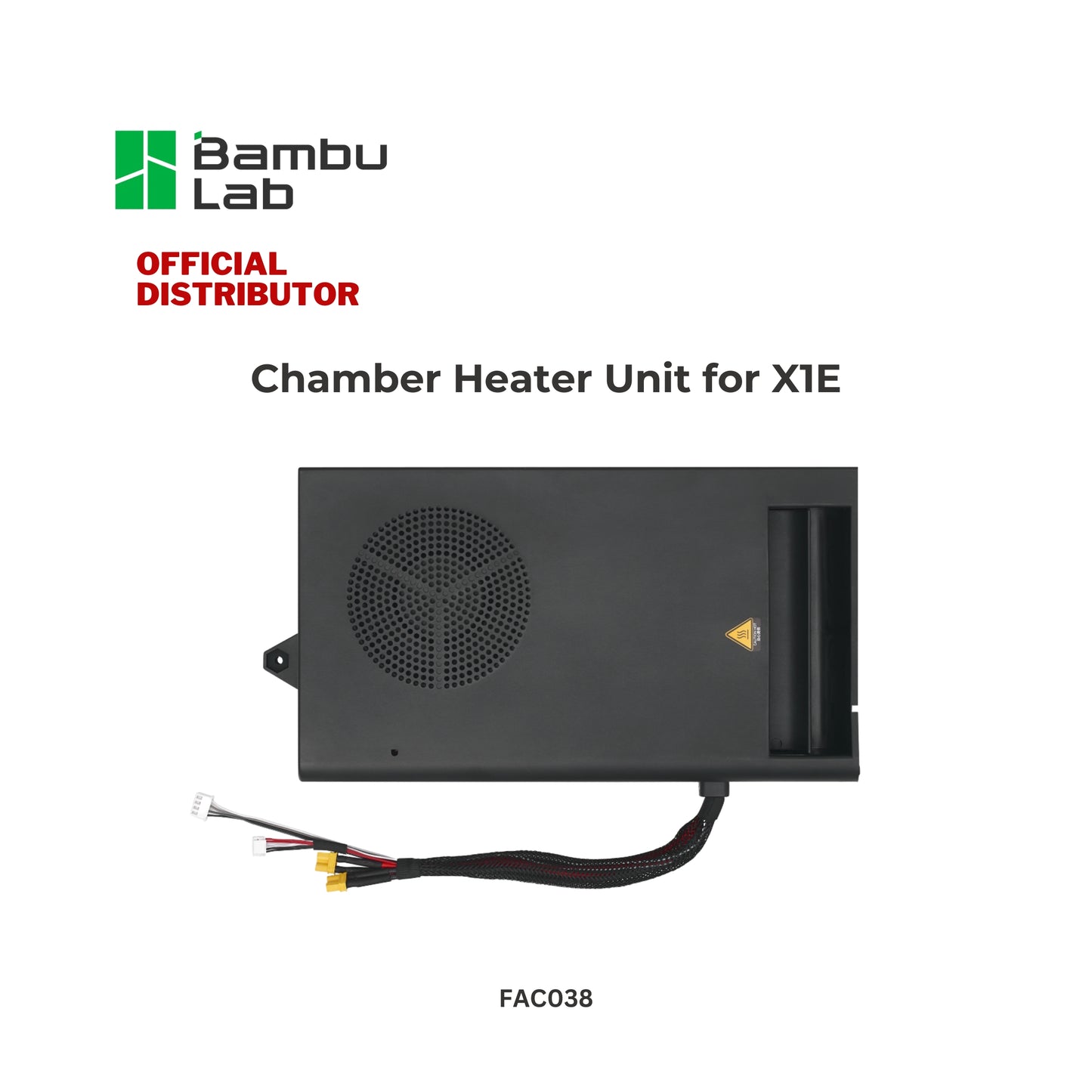 Bambu Lab Chamber Heater Unit for X1E 3D Printer