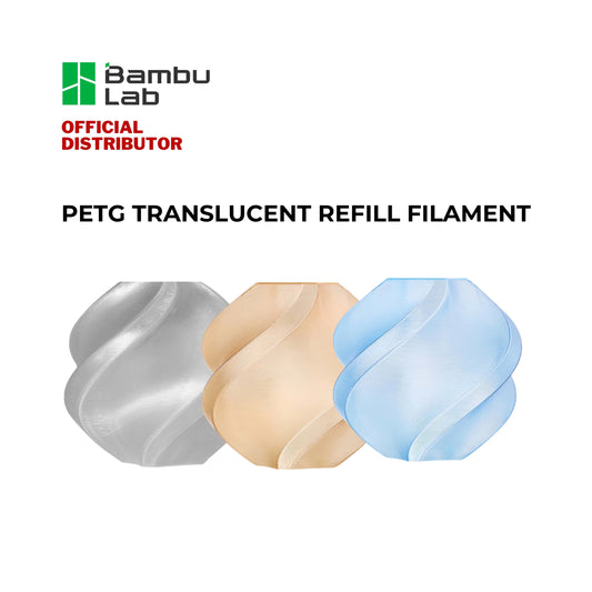 Bambu Lab PETG Translucent Refill Filament