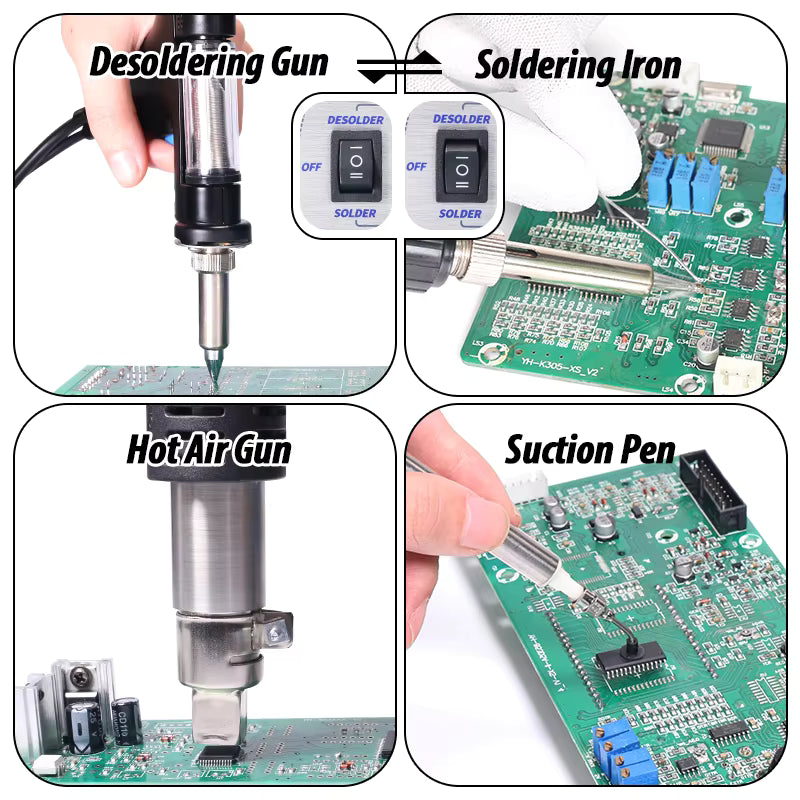 YIHUA 948 II Multi-Function Desoldering, Soldering, & Rework Station
