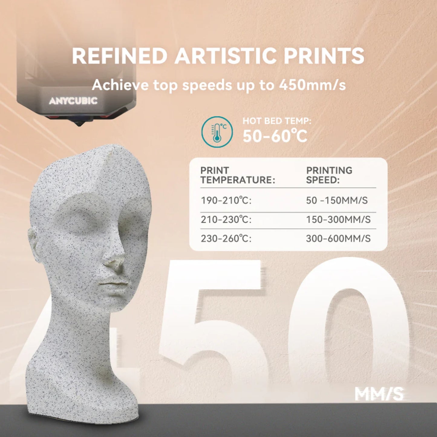 Sunlu High Speed PLA Marble Filament