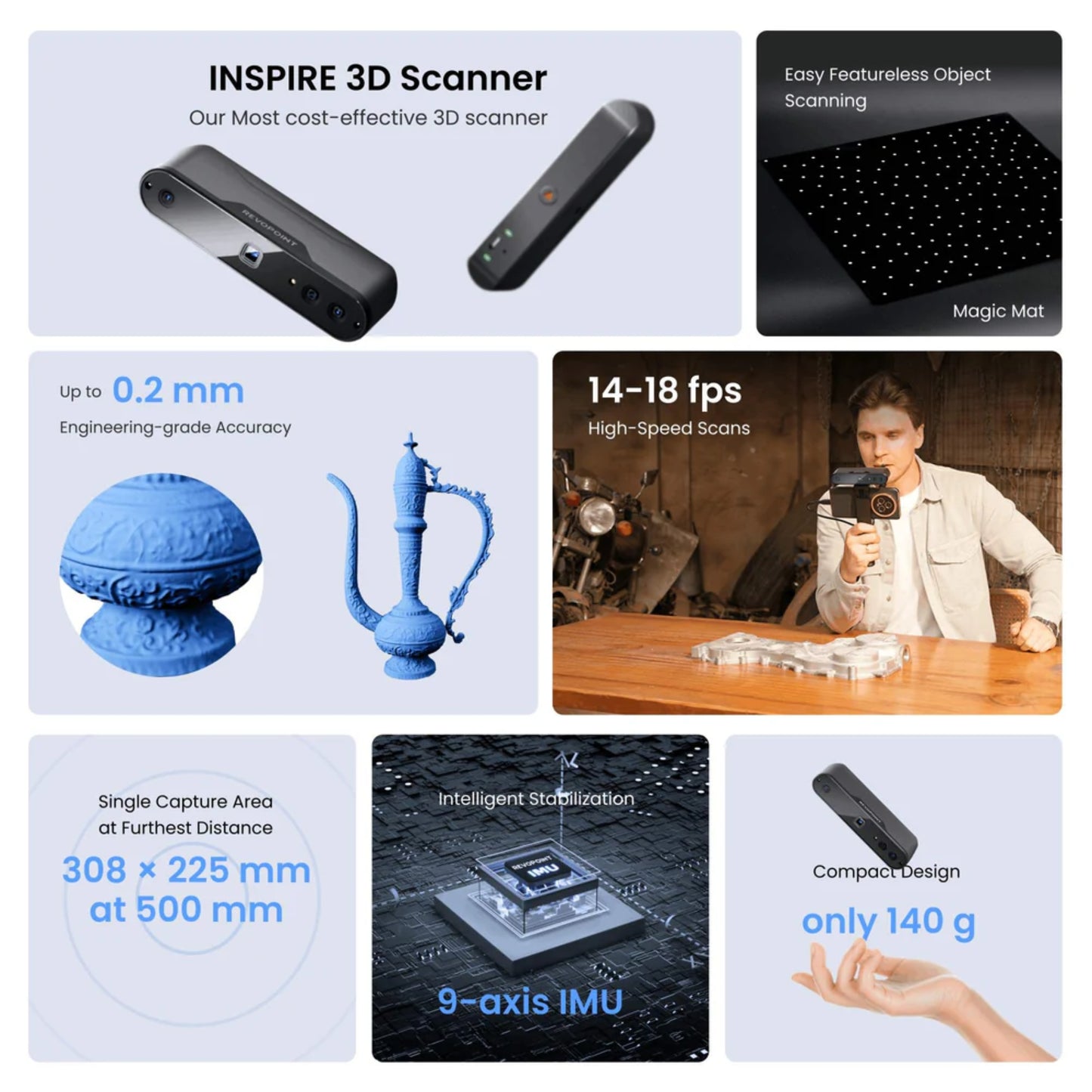 Revopoint INSPIRE (Standard Edition) 3D Scanner
