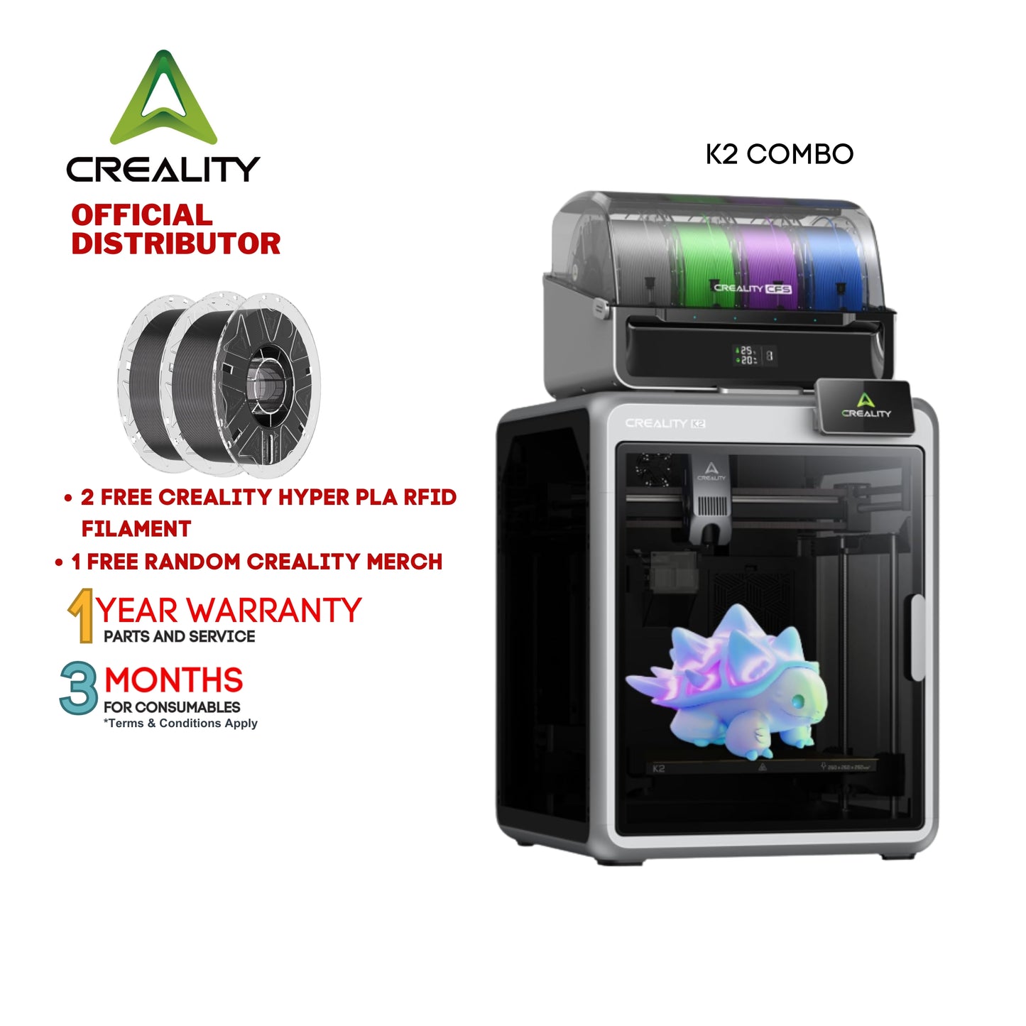 Creality K2 Combo FDM 3D Printer