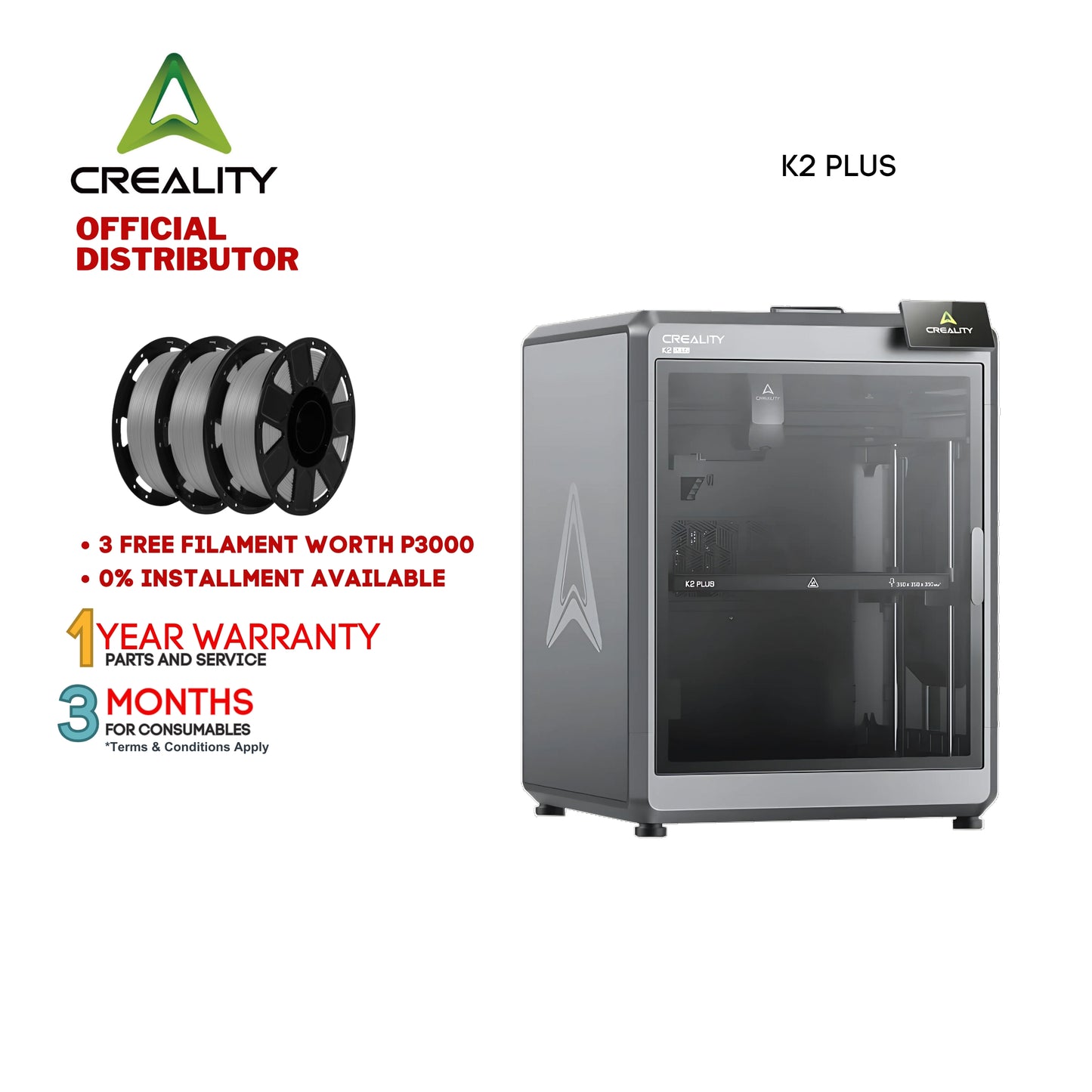 Creality K2 Plus FDM 3D Printer