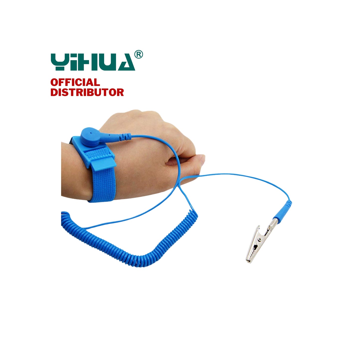 Blue Anti-static Wrist Strap Band