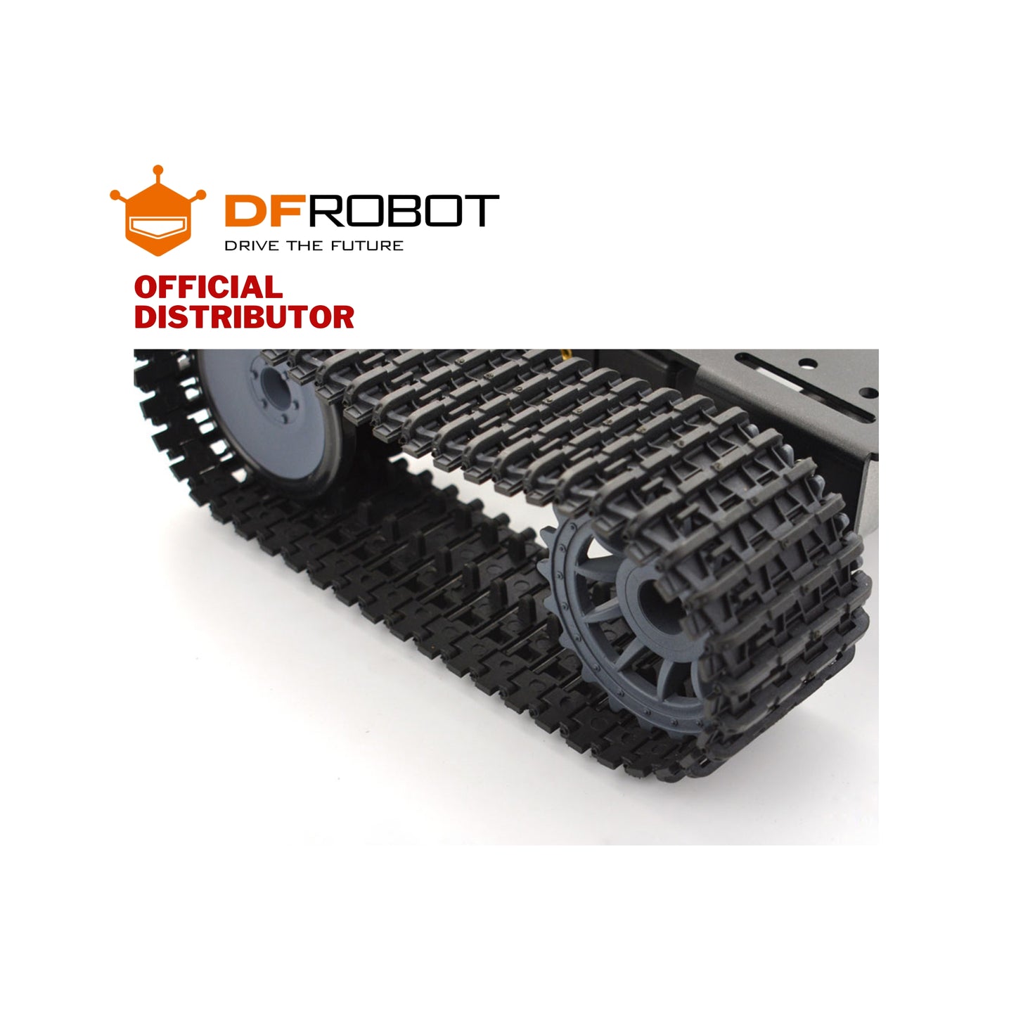 DFRobot Black Gladiator - Tracked Robot Chassis | ROB0153