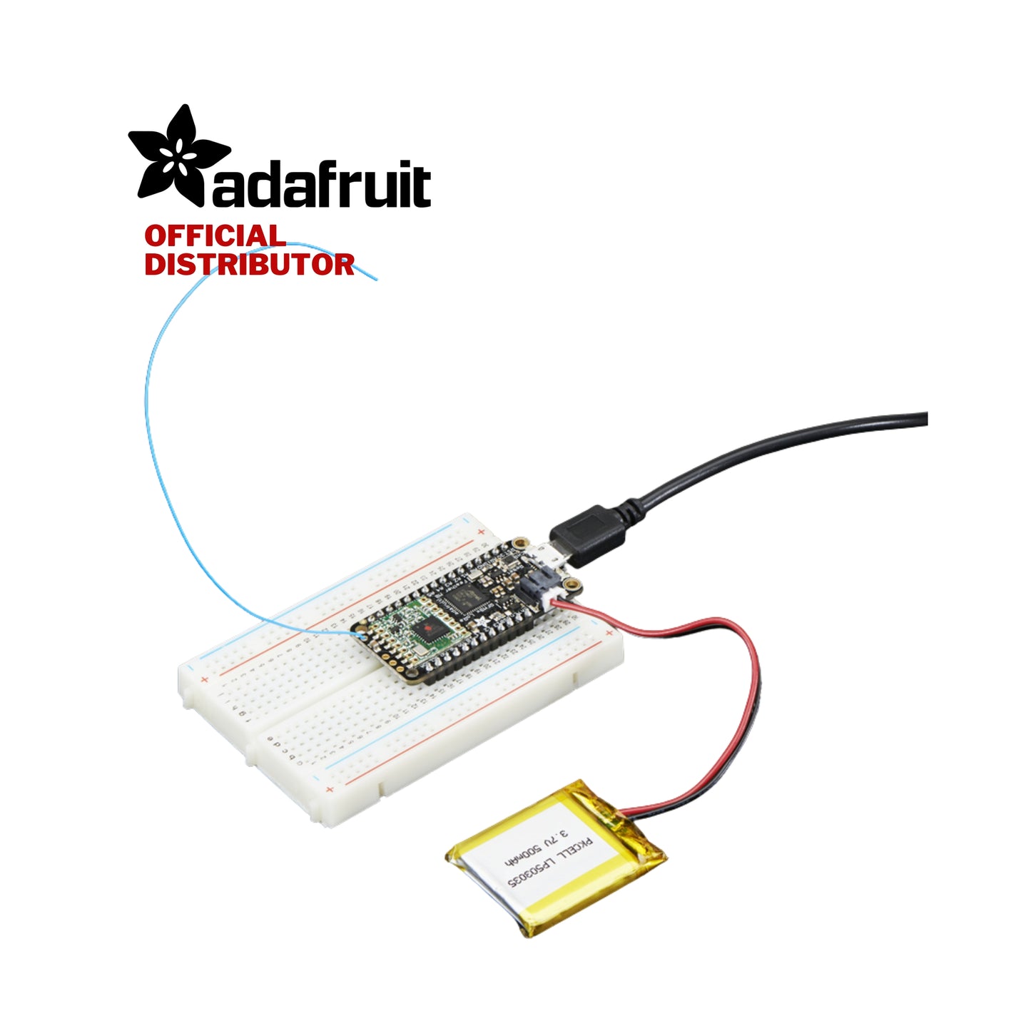 Adafruit Feather M0 RFM96 LoRa Radio - 433MHz - RadioFruit