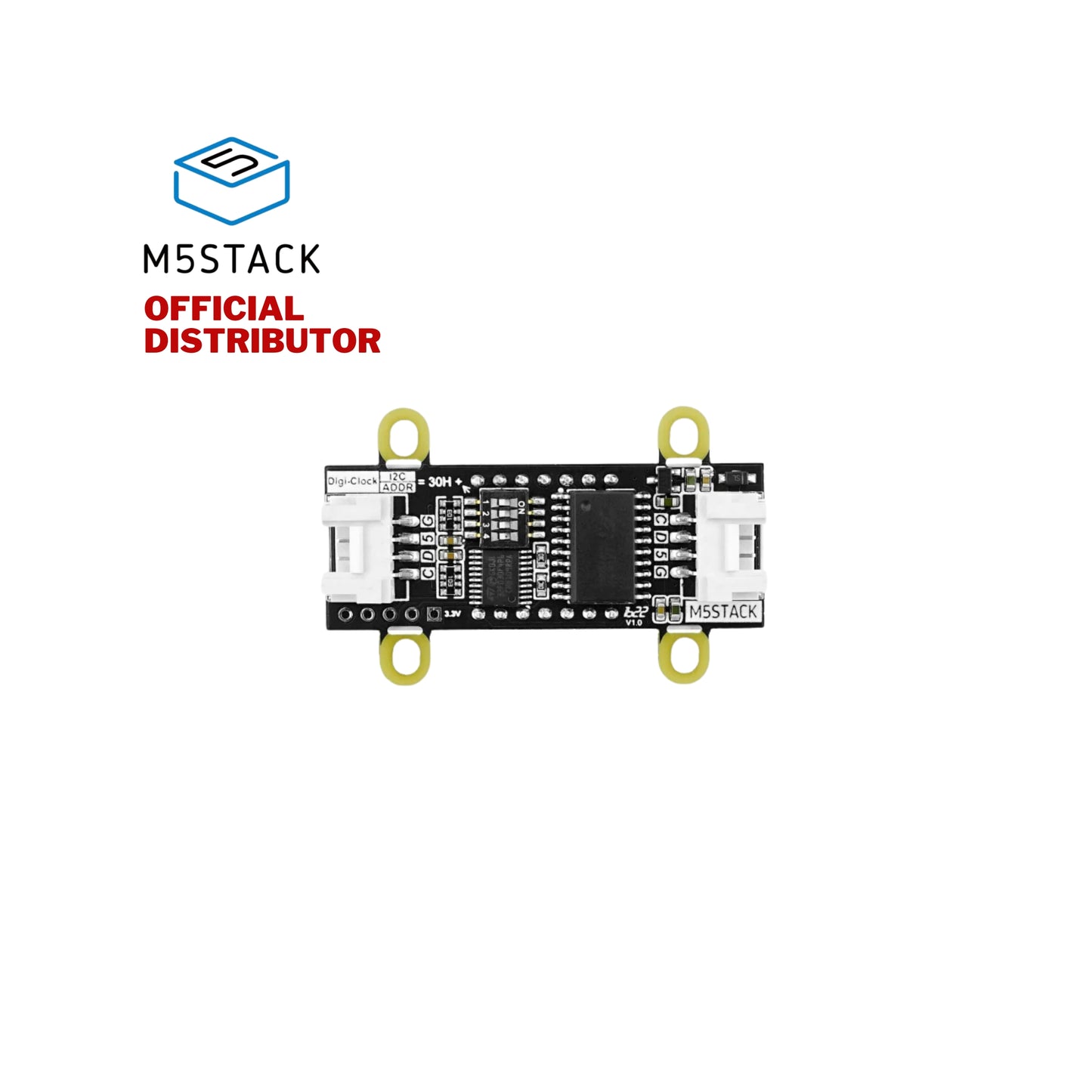 M5Stack Red 7- Segment Digit Clock Unit