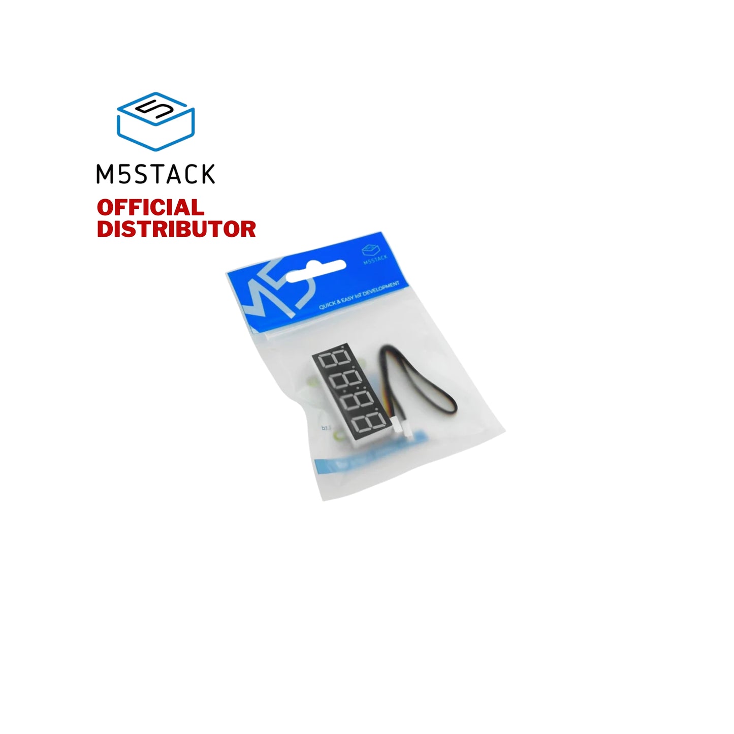 M5Stack Red 7- Segment Digit Clock Unit