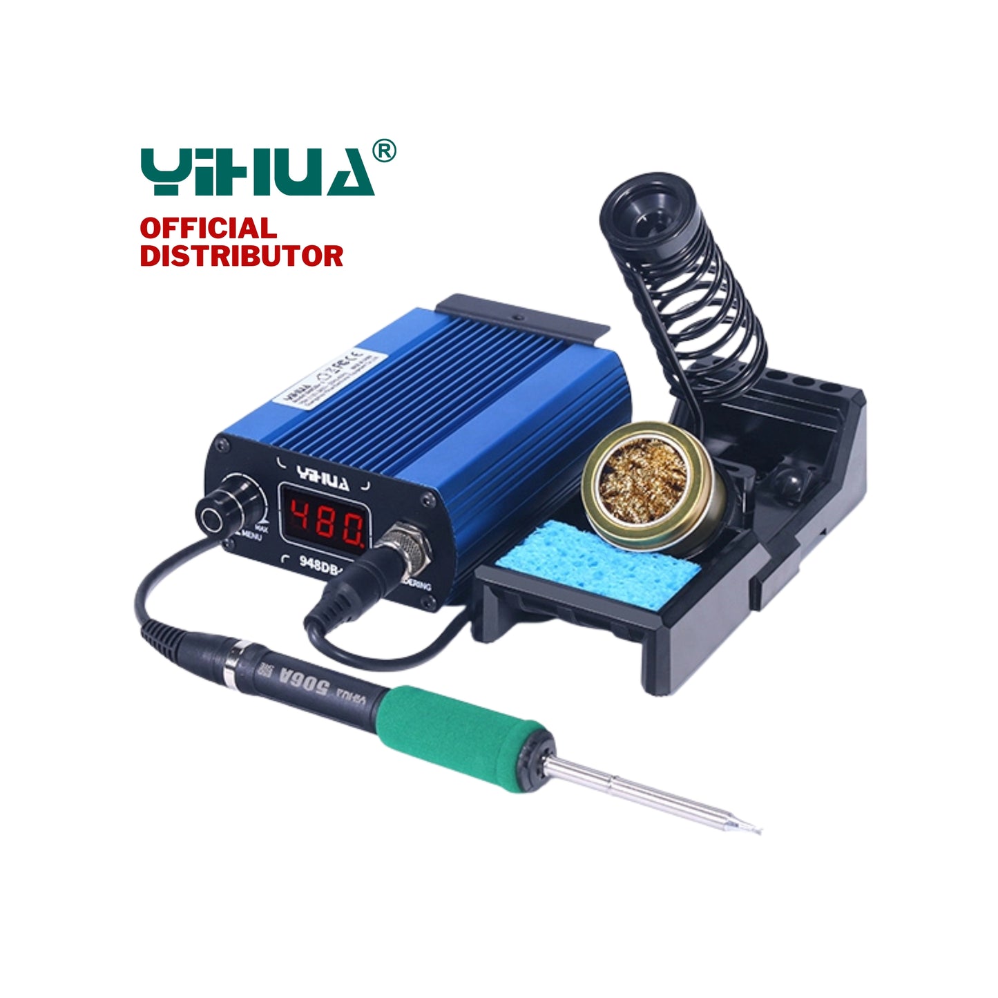 Yihua 948DB+II Mini Digital Display Temperature Adjustable T12 Soldering Iron Station