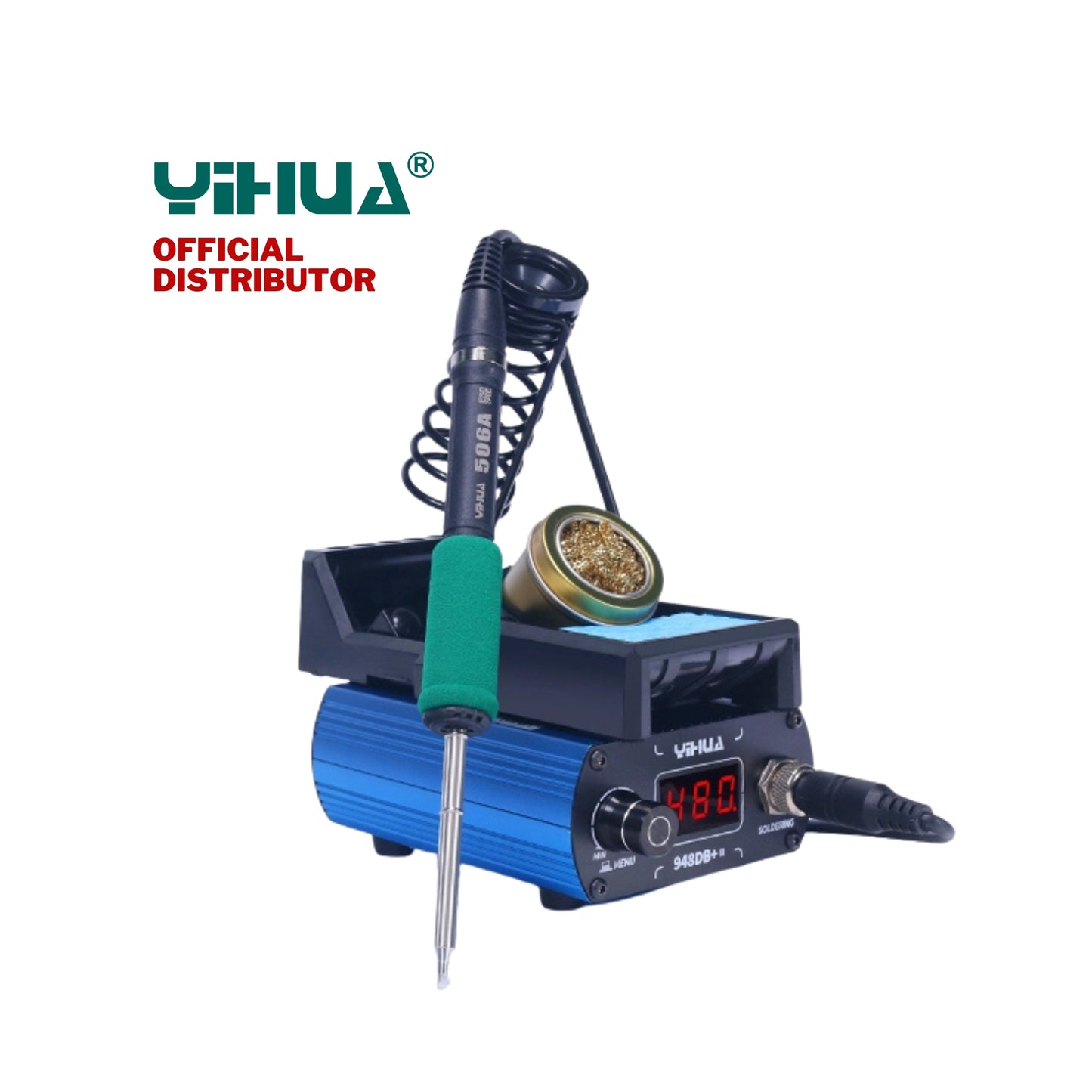 Yihua 948DB+II Mini Digital Display Temperature Adjustable T12 Soldering Iron Station