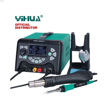 Yihua 853D5A-II 3 in 1 Soldering Rework Station with Hot Air Heat Gun and Soldering Iron