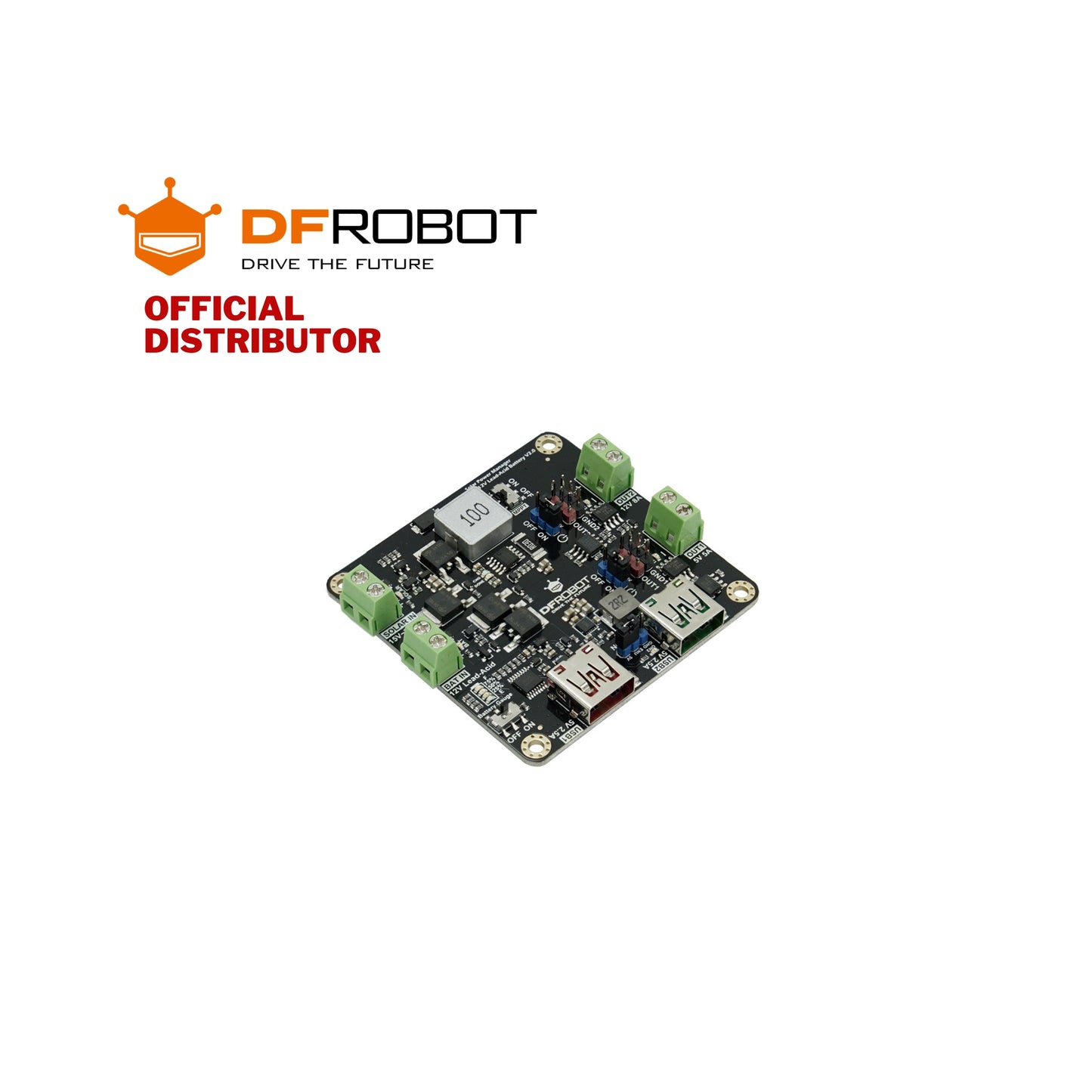 DFRobot Solar Power Manager For 12V Lead-Acid Battery | DFR0580