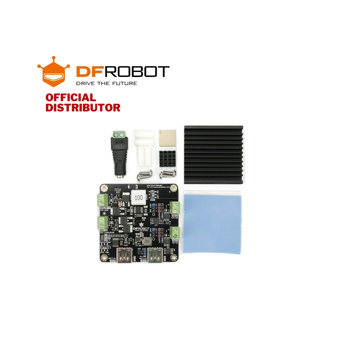 DFRobot Solar Power Manager For 12V Lead-Acid Battery | DFR0580