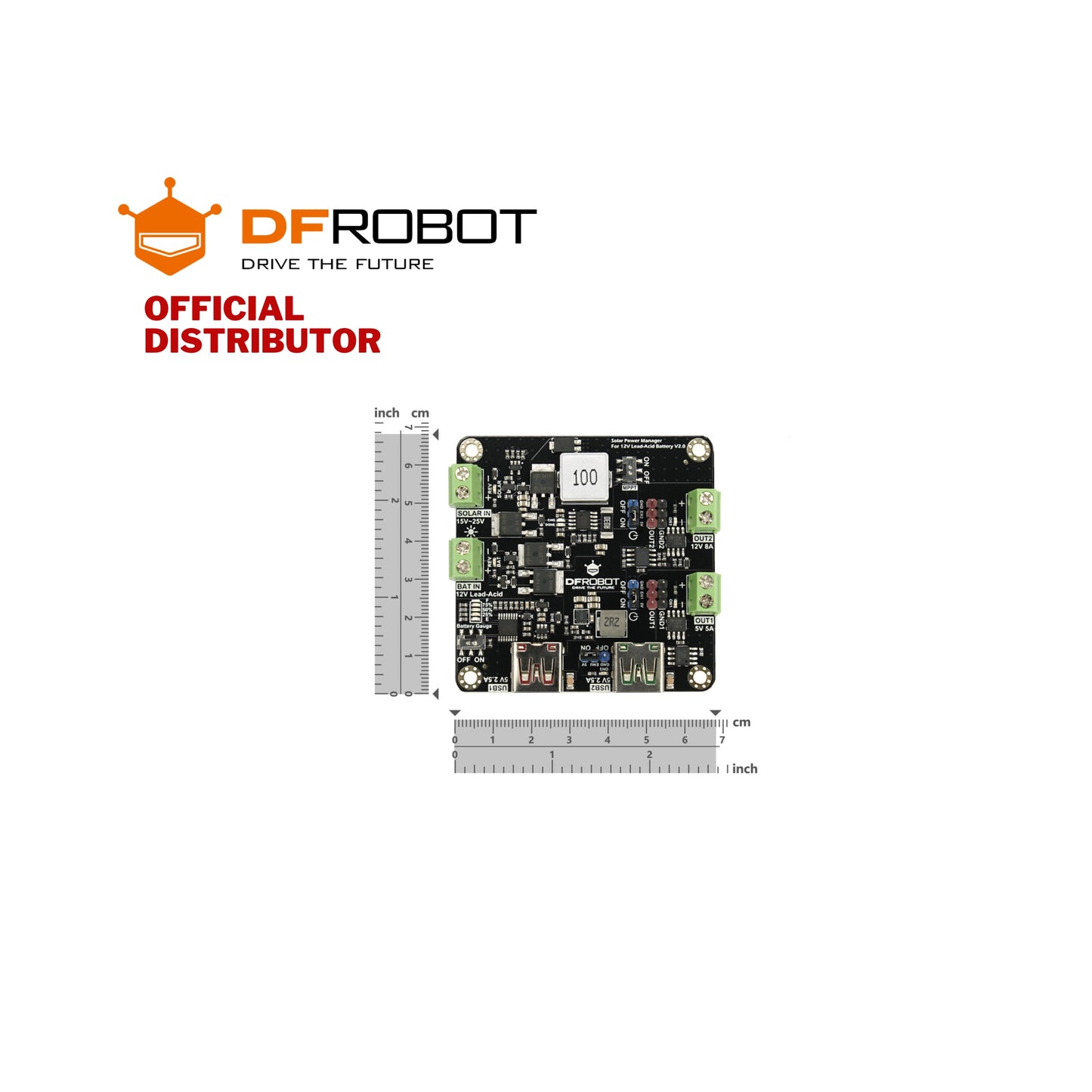 DFRobot Solar Power Manager For 12V Lead-Acid Battery | DFR0580