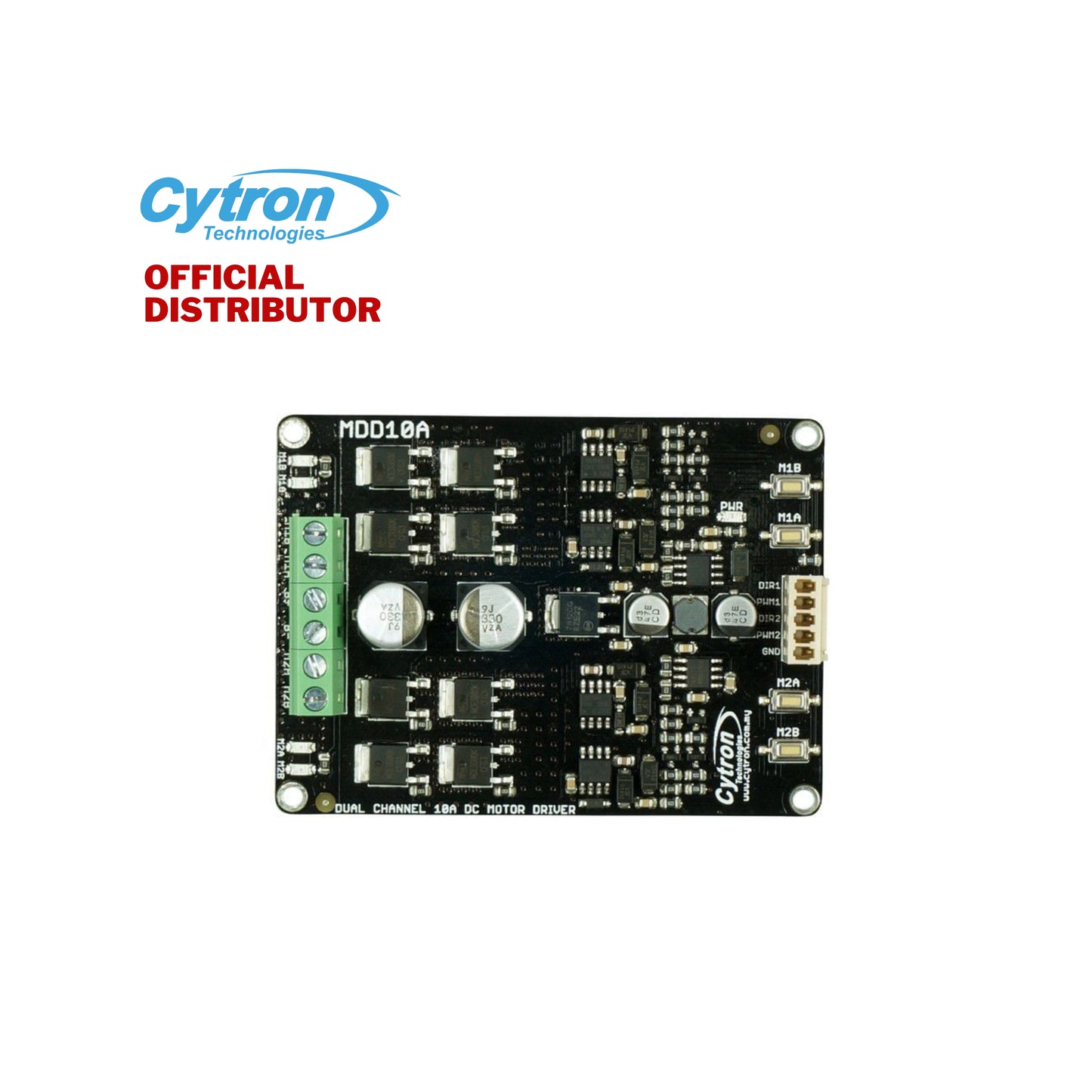Cytron 10 Amp 5V-30V DC Motor Driver (2 Channels)