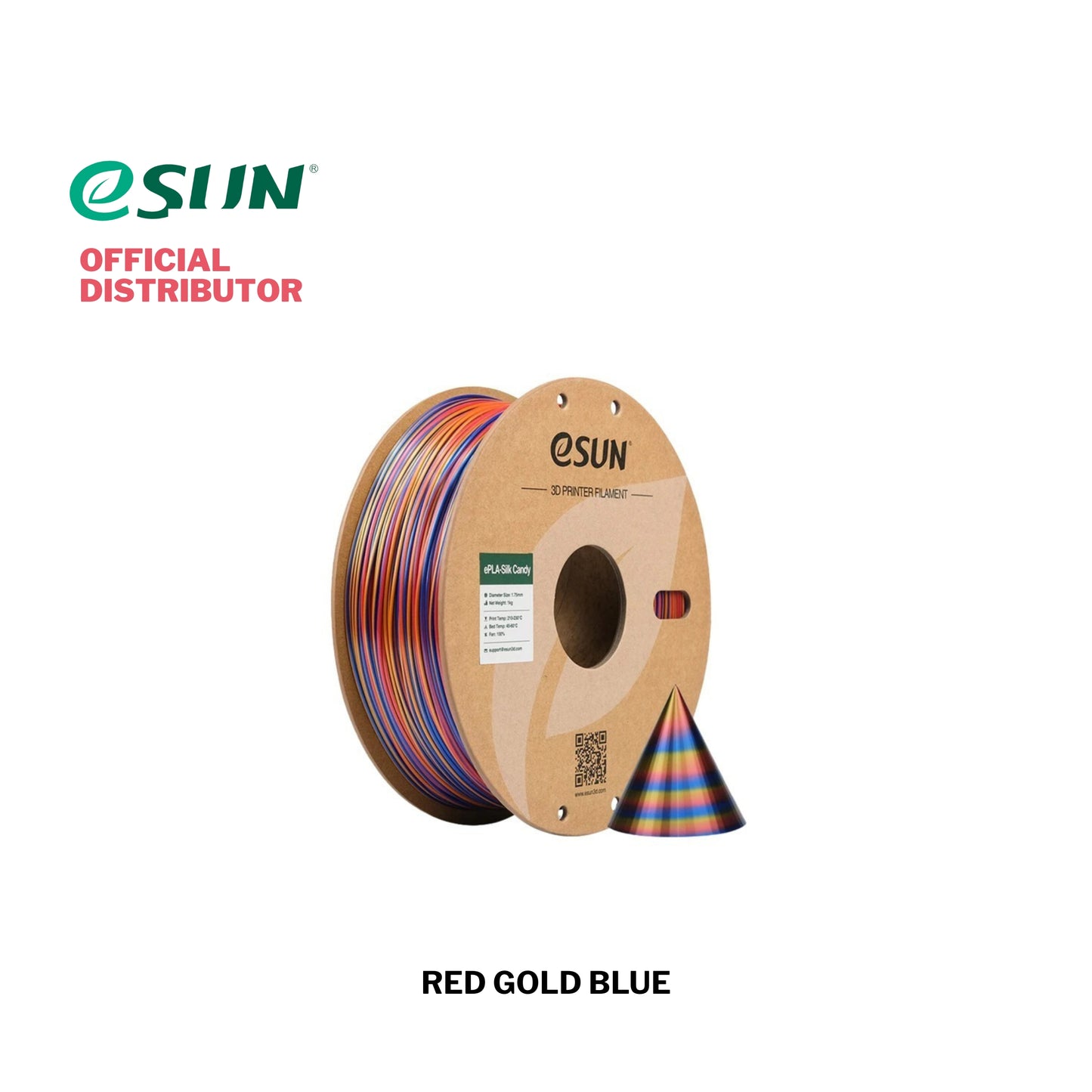 eSUN ePLA-Silk Candy 3D Printer Filament 1.75mm 1KG