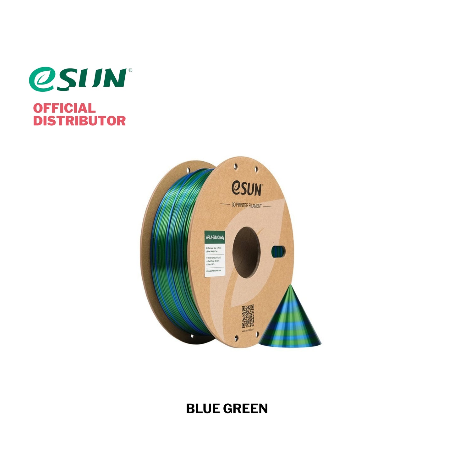 eSUN ePLA-Silk Candy 3D Printer Filament 1.75mm 1KG