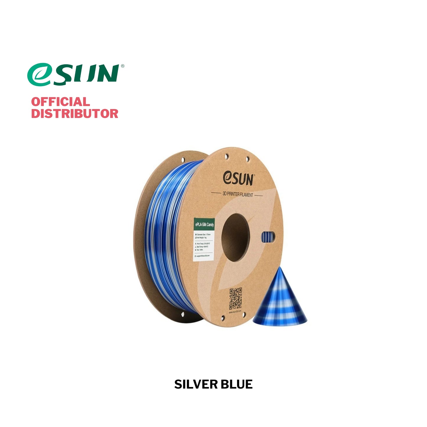 eSUN ePLA-Silk Candy 3D Printer Filament 1.75mm 1KG