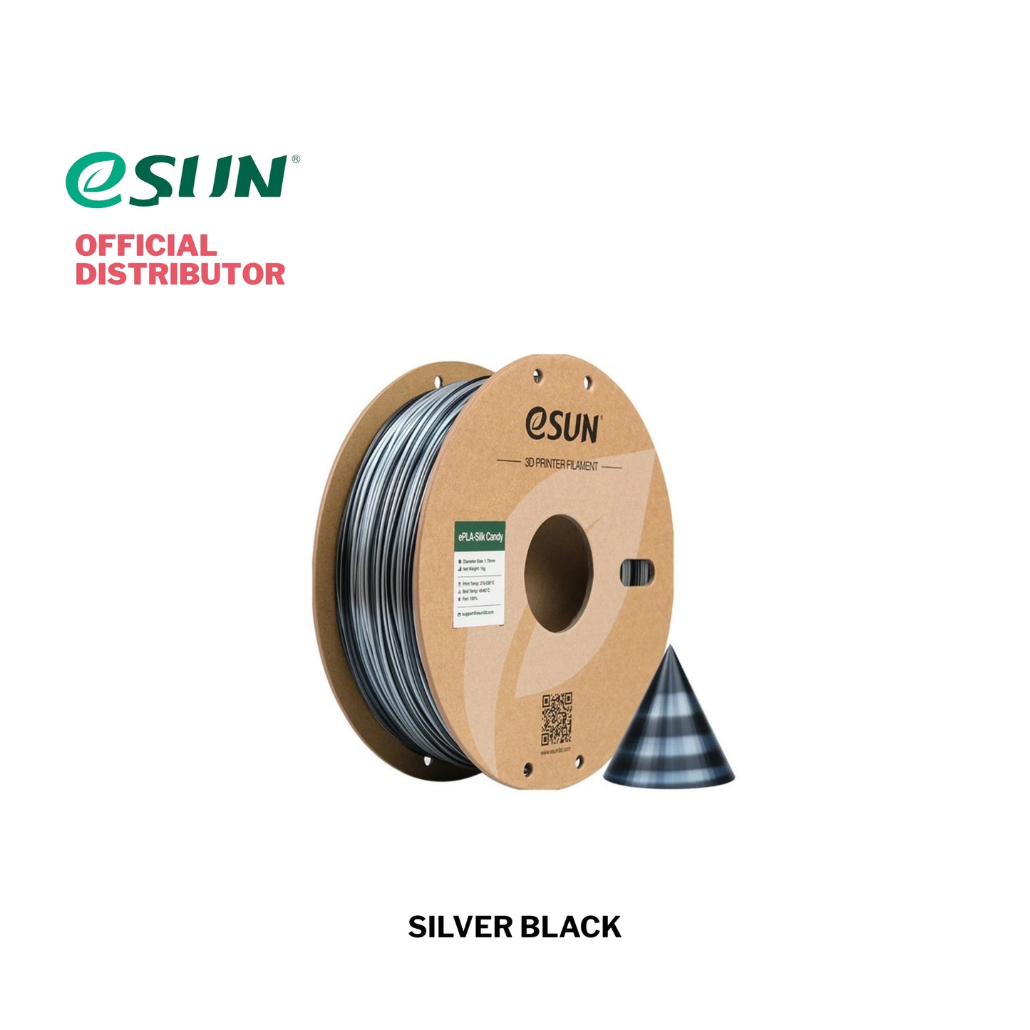eSUN ePLA-Silk Candy 3D Printer Filament 1.75mm 1KG