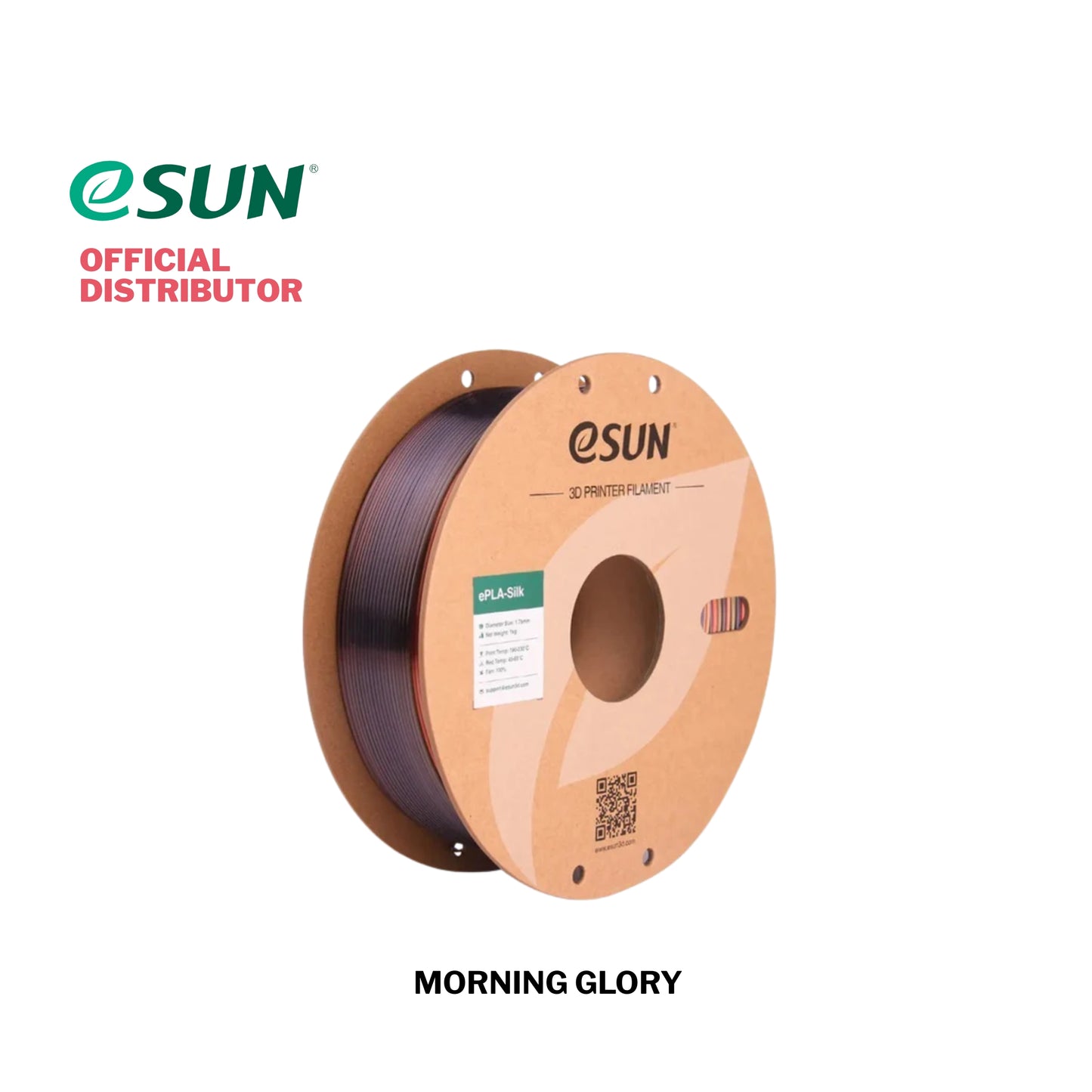 eSUN ePLA-Silk Rainbow 3D Printer Filament 1.75mm 1KG