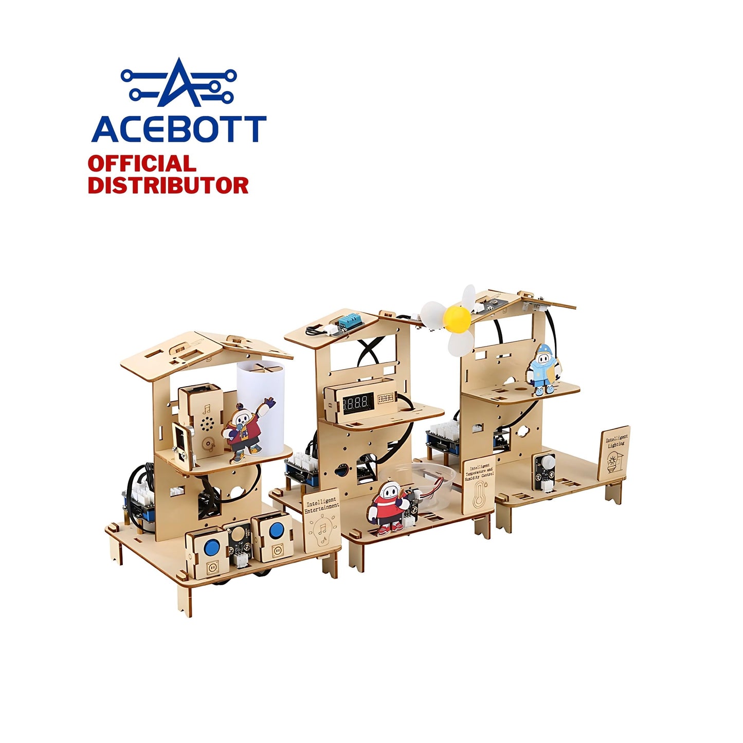 ACEBOTT Smart Home Education Kit - Level 1 (3 in 1 Projects)