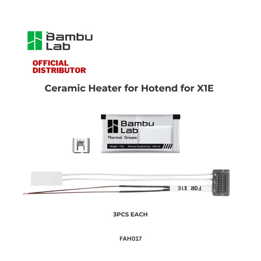 Bambu Lab Ceramic Heater for Hotend for X1E 3D Printer