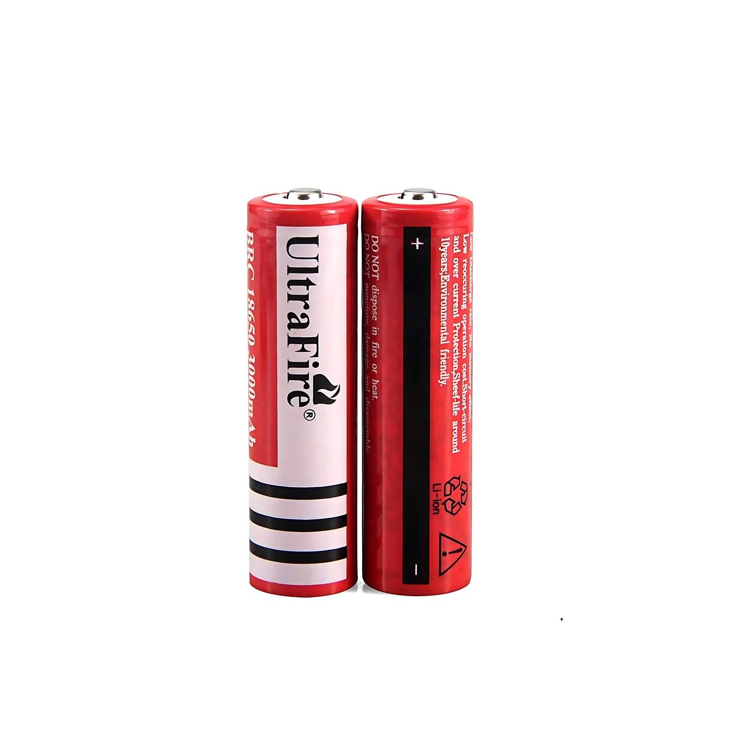 UltraFire 18650 Lithium-Ion Rechargeable Battery (2 PCS)