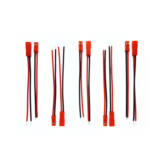 5 pairs of 2-Pin JST RCY Male and Female Connector