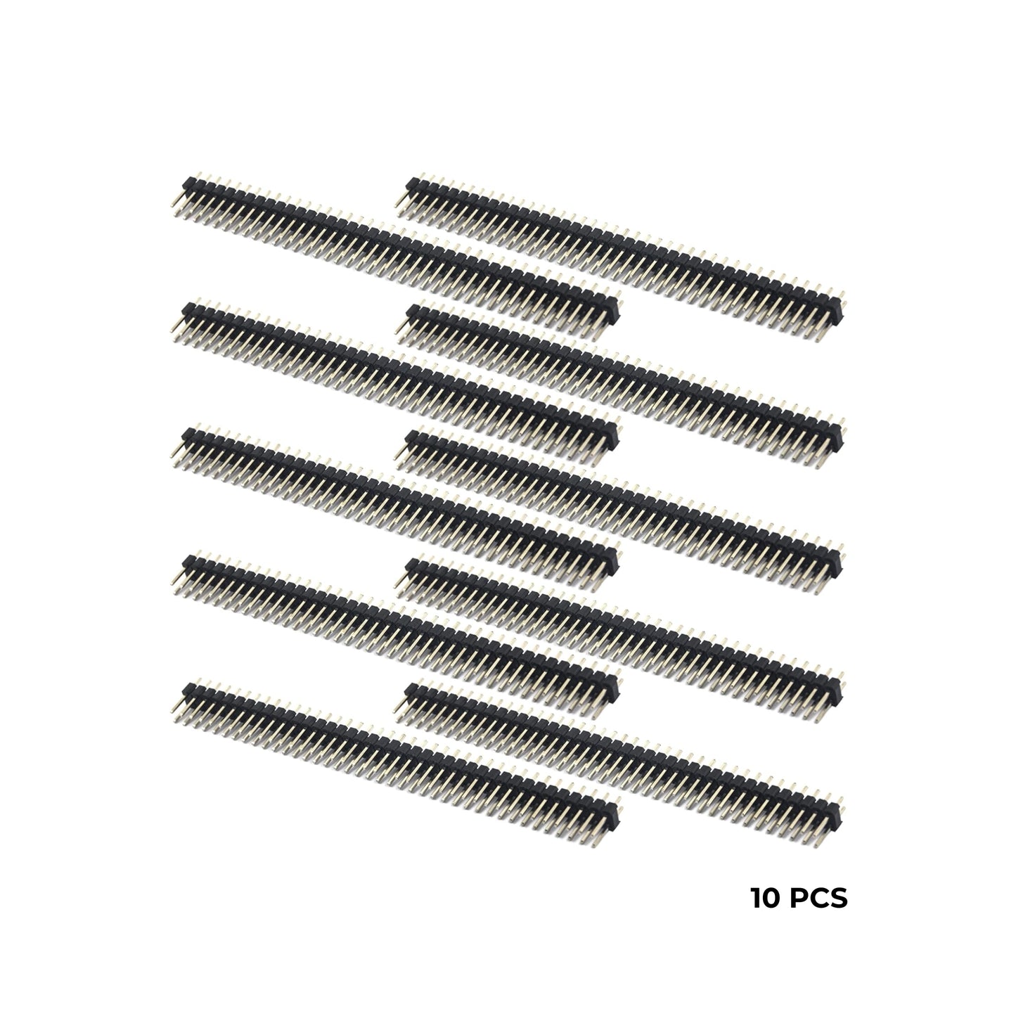10pcs 2x40 Pin Male Header Straight