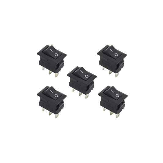 5pcs KCD11 Mini Rocker Switch On-Off 3A 3PIN