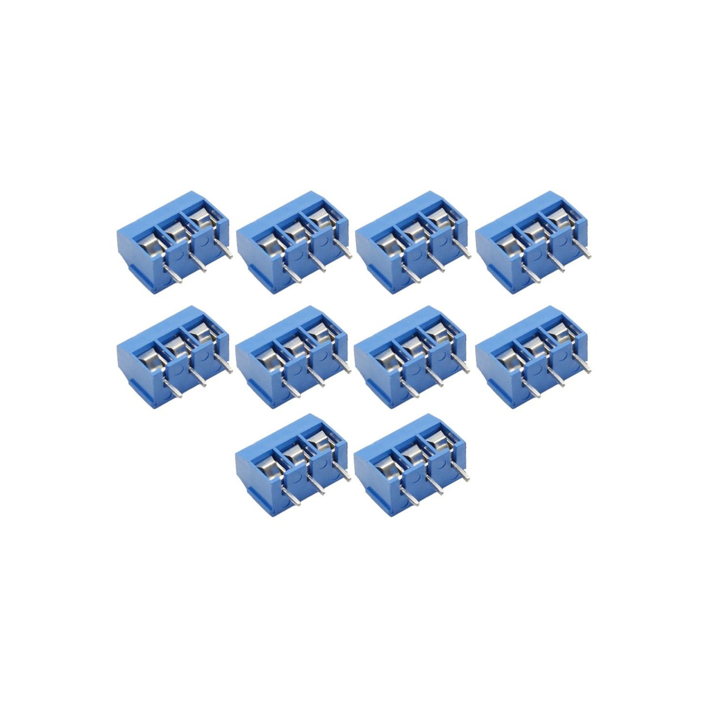 10pcs 3-Pin Terminal Block