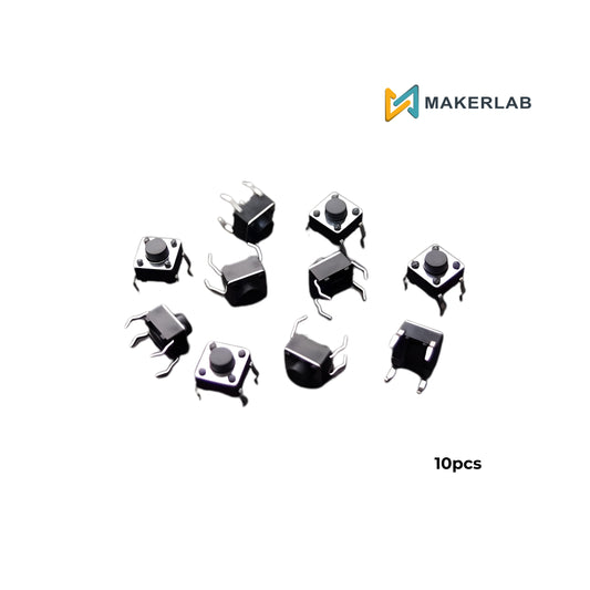 10 pcs Tactile Switch 5mm Square