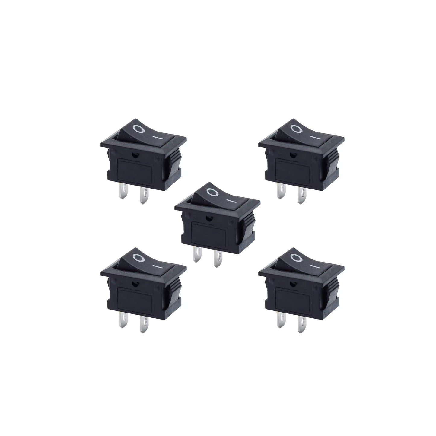 5pcs KCD11 Mini Rocker Switch On-Off 3A 2PIN