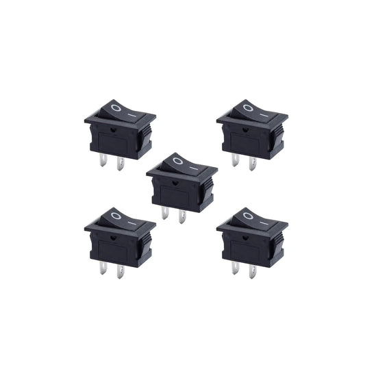 5pcs KCD11 Mini Rocker Switch On-Off 3A 2PIN
