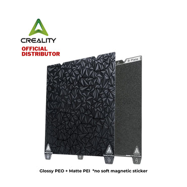 Creality K1 Max 3D Printer Dual-Sided Glossy PEO / PET + Matte PEI Printing Platform Board Kit (Without Soft Magnetic Sticker )