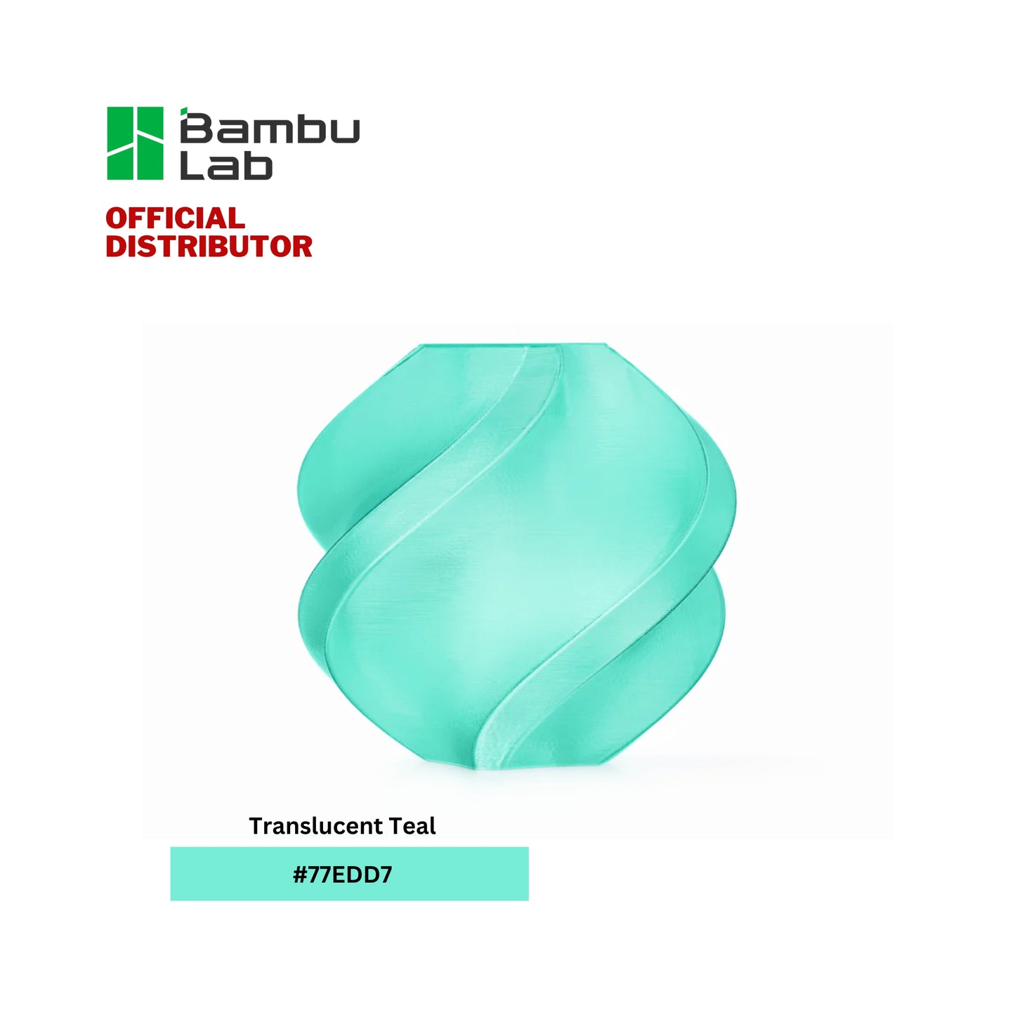 Bambu Lab PETG Translucent Refill Filament