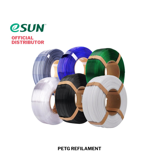 eSUN Refilament PETG 3D Printer Filament 1.75mm 1KG Adaptable Bambu Lab